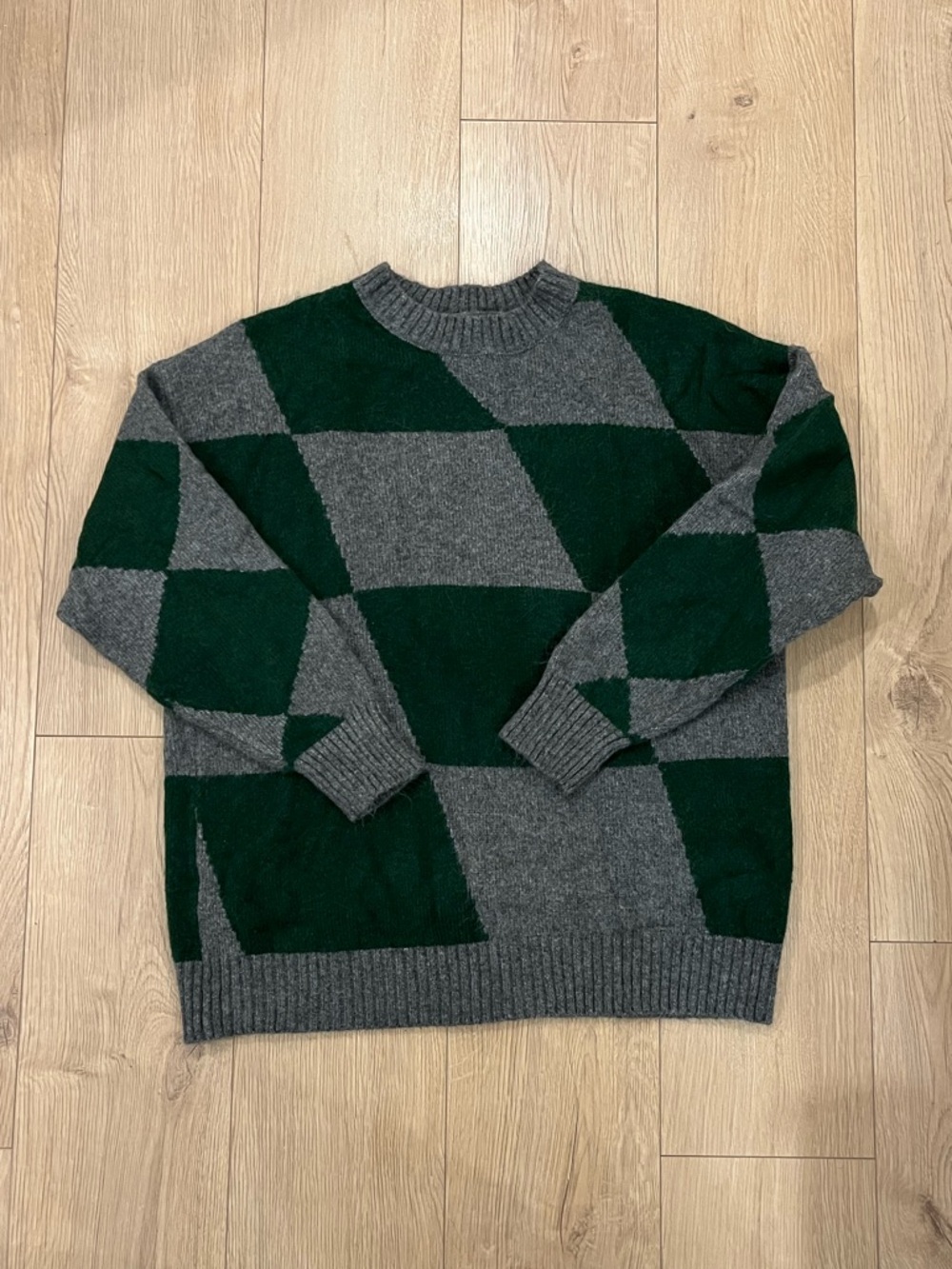 Oversized Geometric Sweater